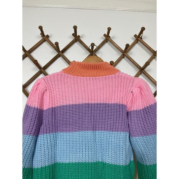 ENGLISH FACTORY Pastel Multi Color Sweater Size M - Picture 5 of 9